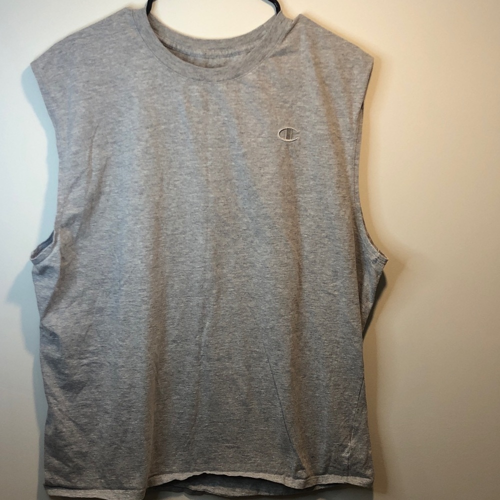 Champion Men's Light Gray Tank Top